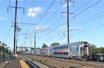 Multilevel Cab Car # 7020 trailing on the eastbound NJT train 